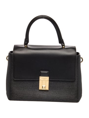 Leather Top Handle Bag