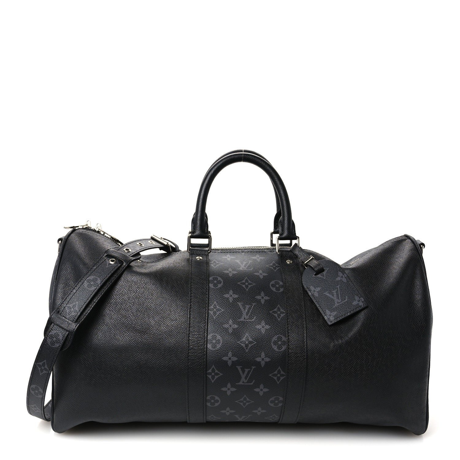 Louis Vuitton Taigarama Keepall Bandouliere 50 Black