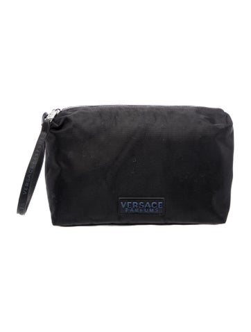 Versace Nylon Top Handle Bag