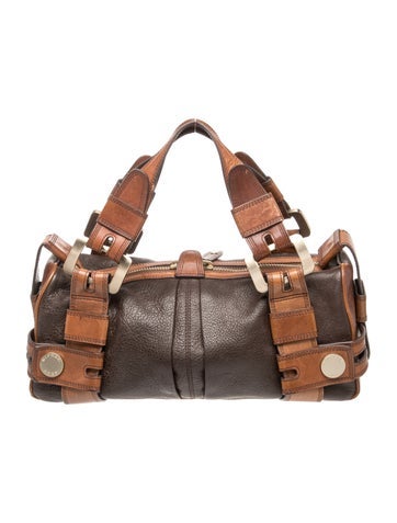 Leather Top Handle Bag