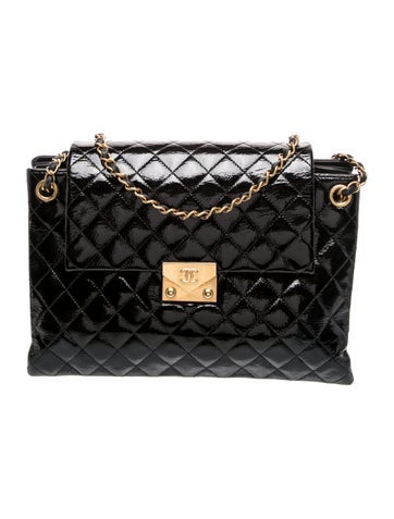 Large Pagoda Accordion Flap Bag