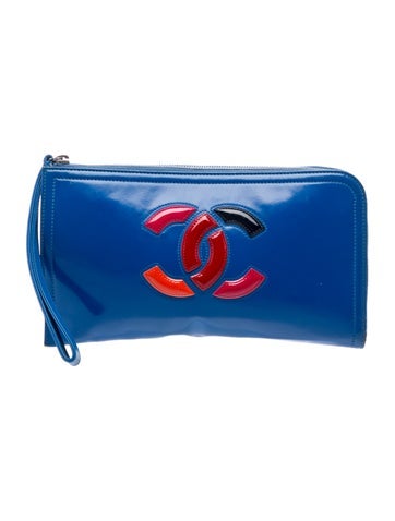 Patent Lipstick Wristlet Clutch