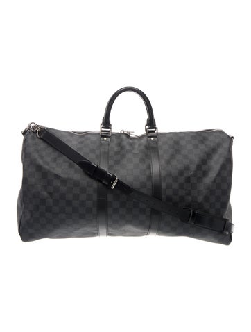 Damier Graphite Keepall Bandouliere 55 Vintage
