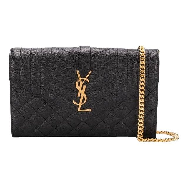 Portefeuille enveloppe leather crossbody bag