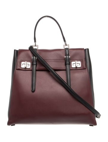 City Calf Leather Top Handle Bag