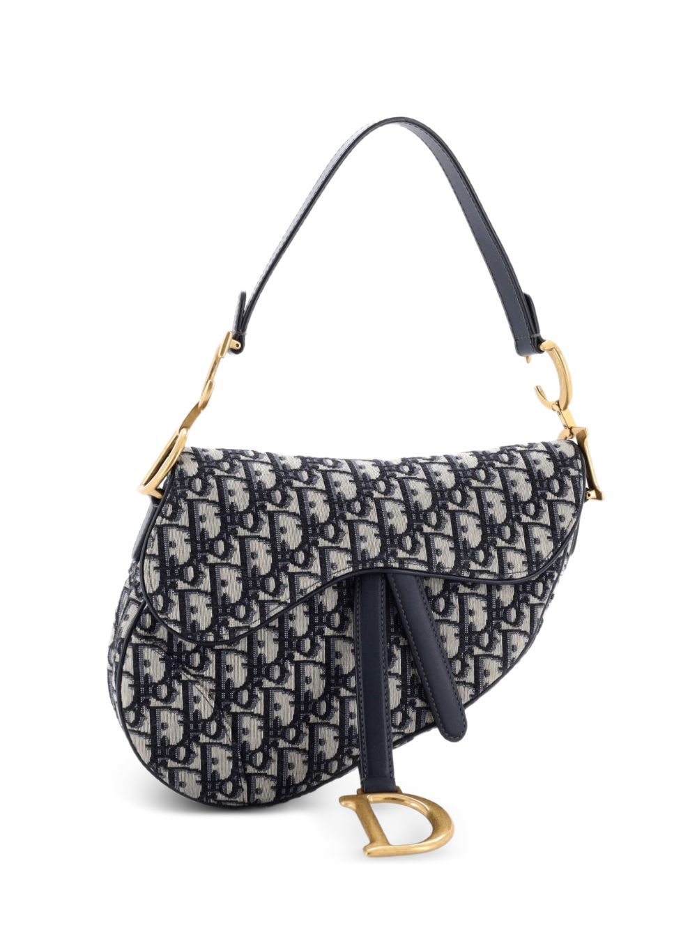 Dior Saddle Handbag Oblique Canvas Medium shoulder bag