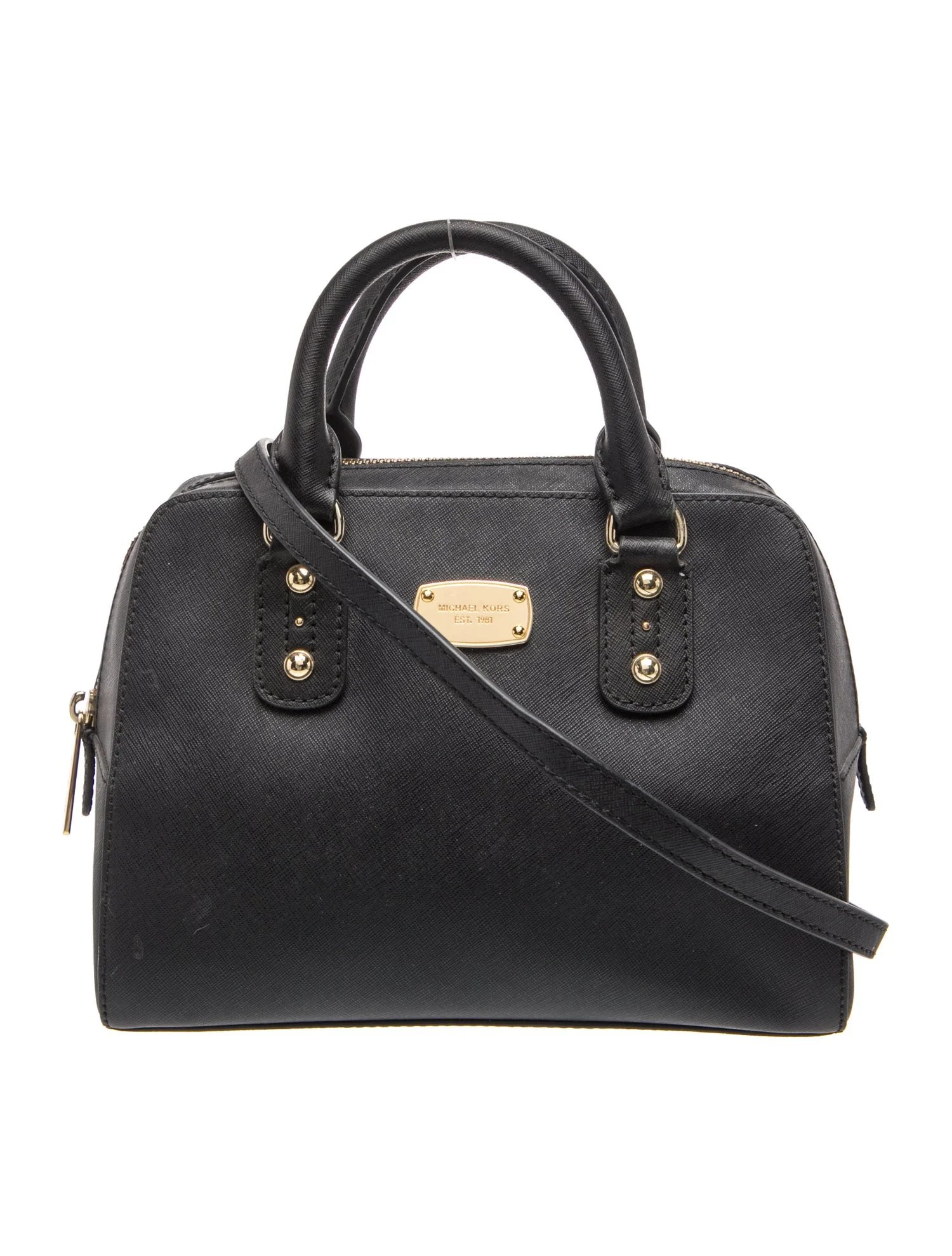 Saffiano Leather Top Handle Bag
