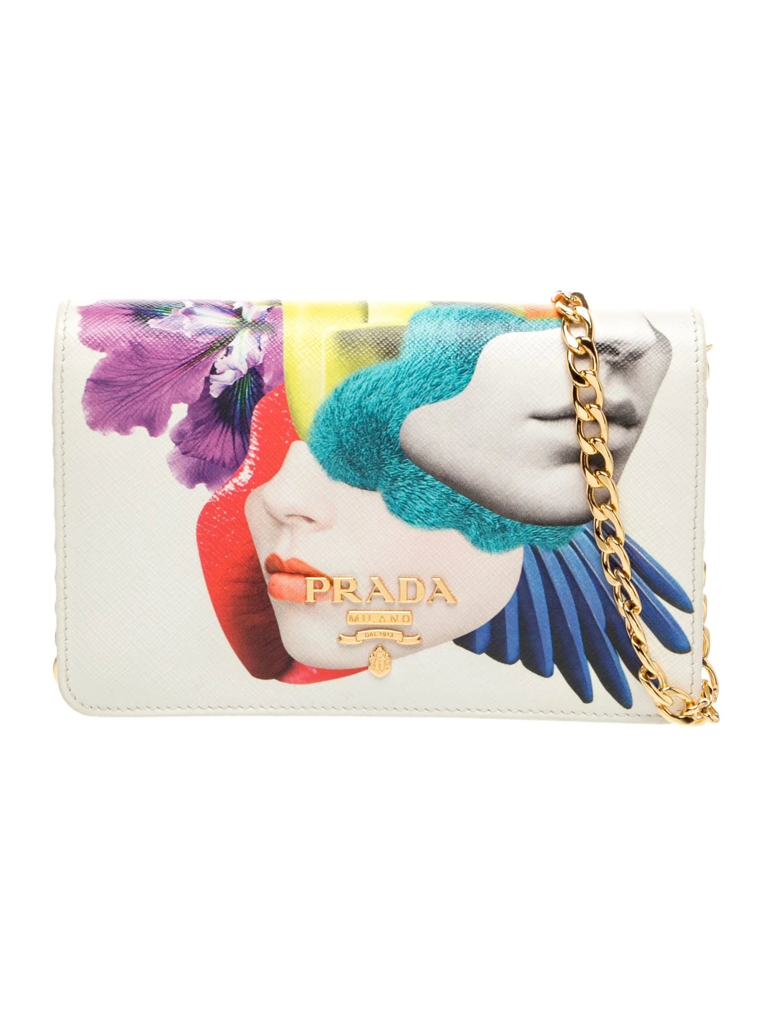 Saffiano Leather Crossbody Bag