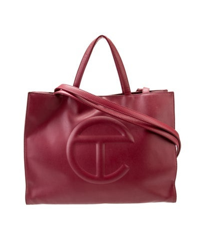 Telfar Vegan Leather Oxblood Shopping Medium