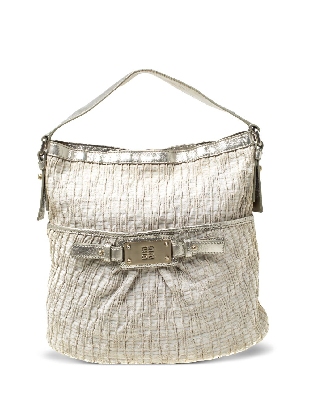 Shimmering canvas tote bag