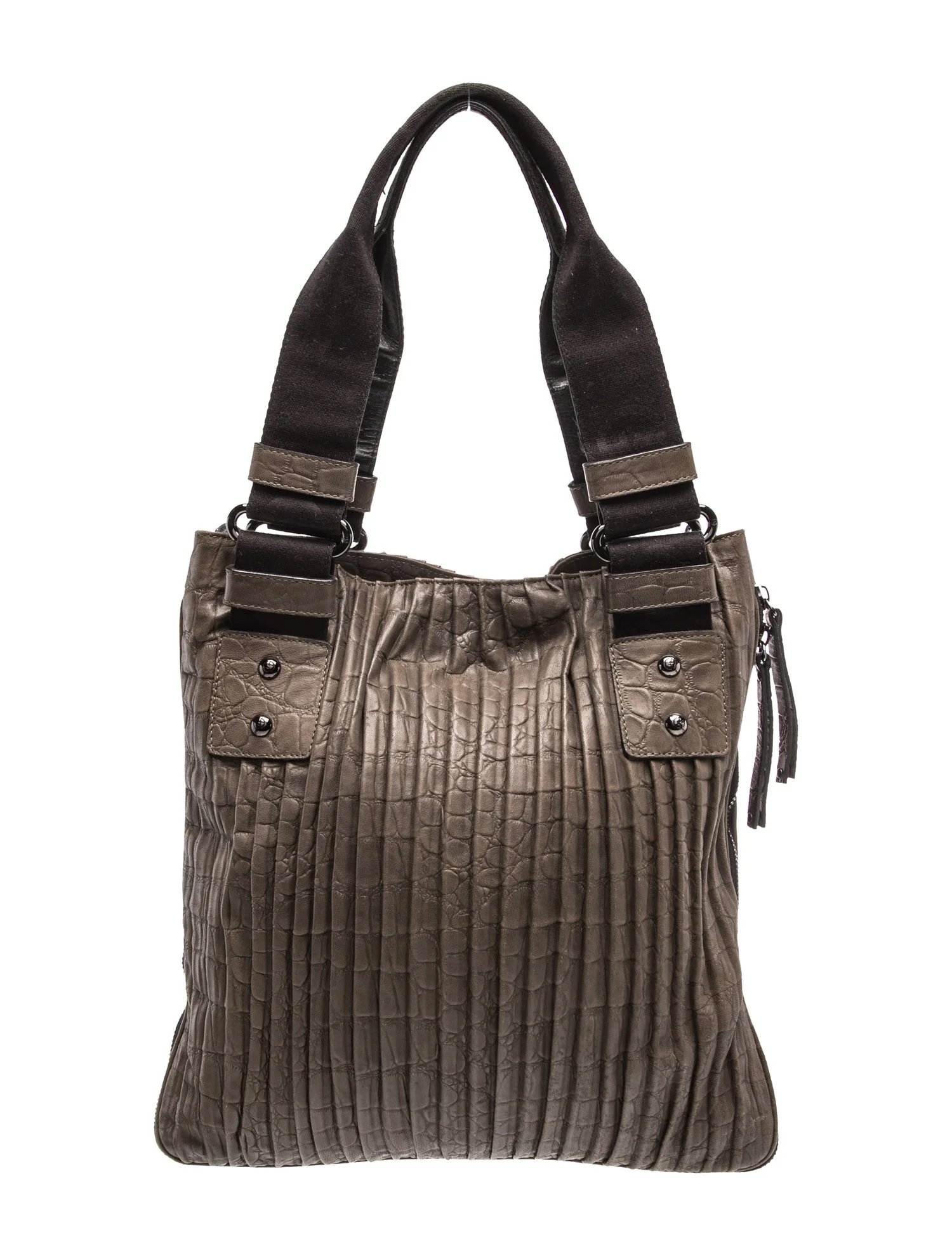 Leather Top Handle Bag