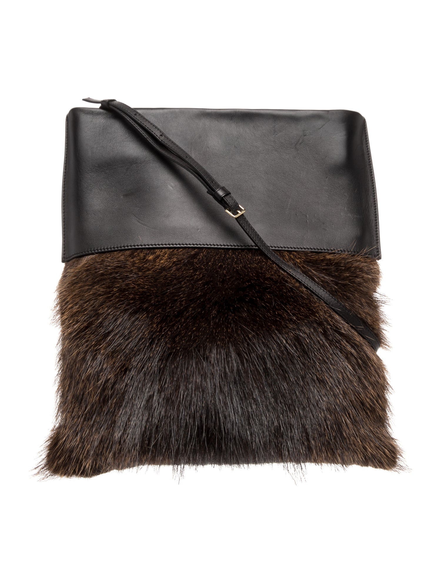 Marni Fur Crossbody Bag