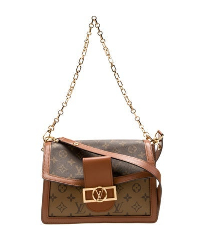 Louis Vuitton Vuitton Lv Monogram Monogram Reverse Canvas Mm Dauphine Bag Mm