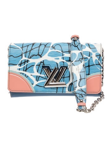 Epi Leather Twist Wallet on Chain