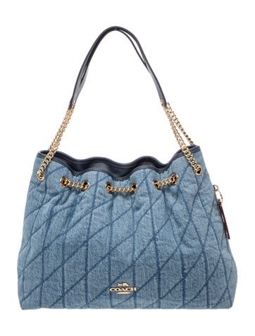 Coach Denim Shoulder Bag