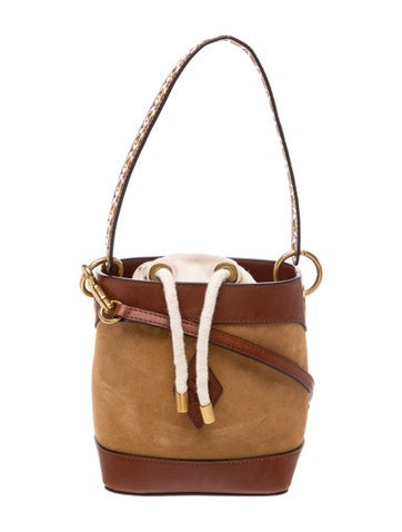 Suede Top Handle Bag