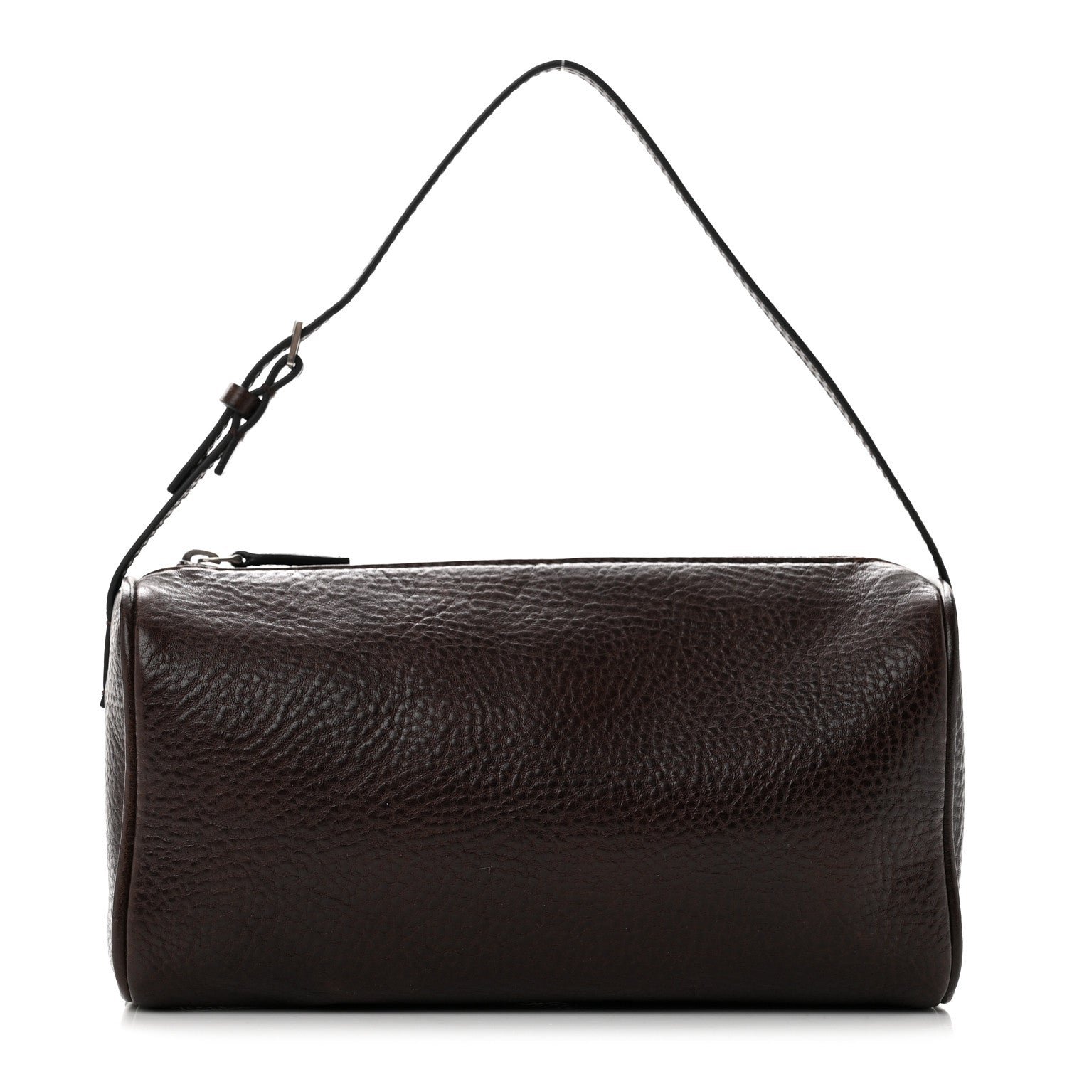 The Row Grained Calfskin 90's Bag Burnt Wood