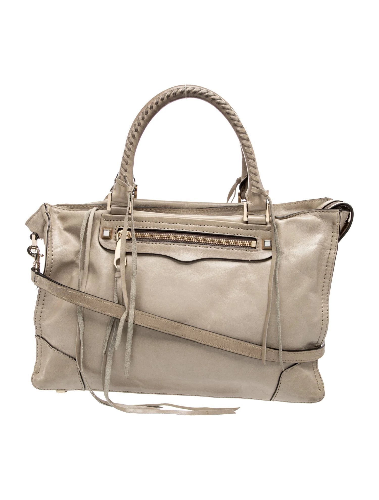 Leather Top Handle Bag