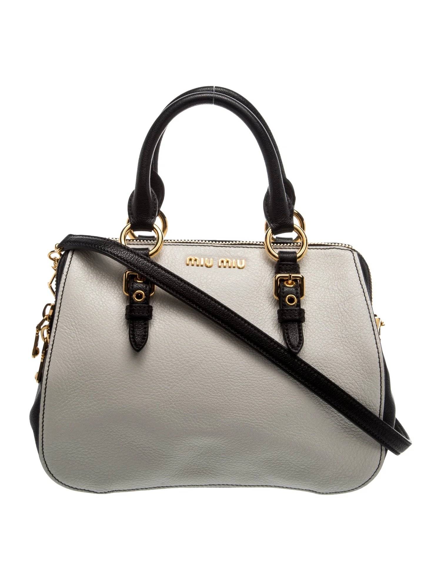 Miu Miu Leather Top Handle Bag