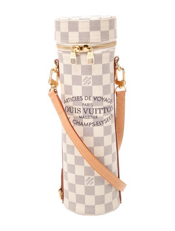 Louis Vuitton Damier Azur Porte-Bouteille Bottle Holder
