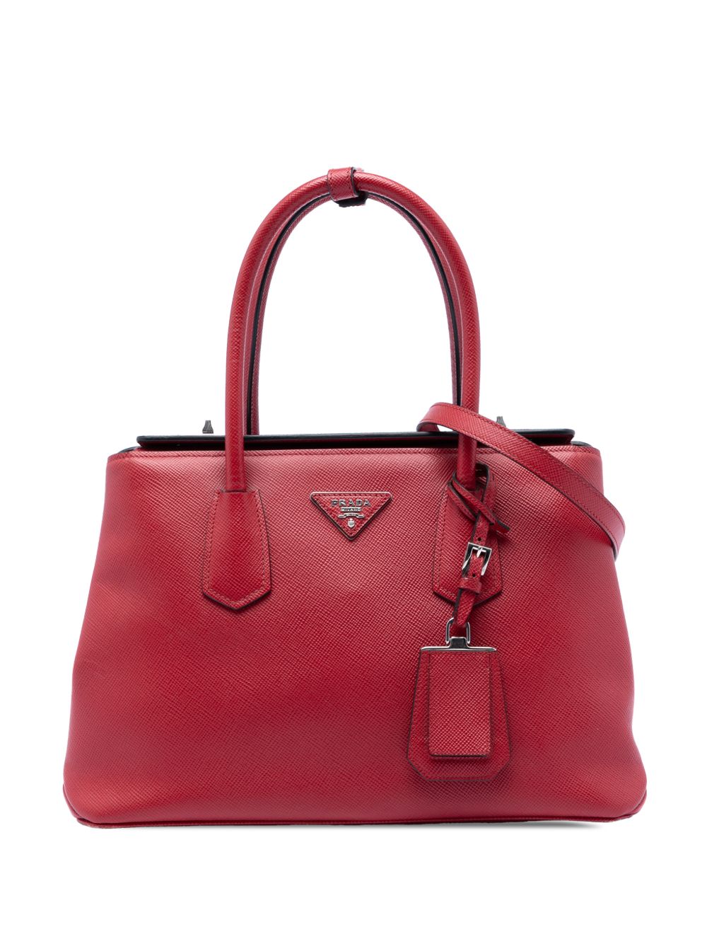 2013-2026 Saffiano Cuir Turnlock Twin satchel
