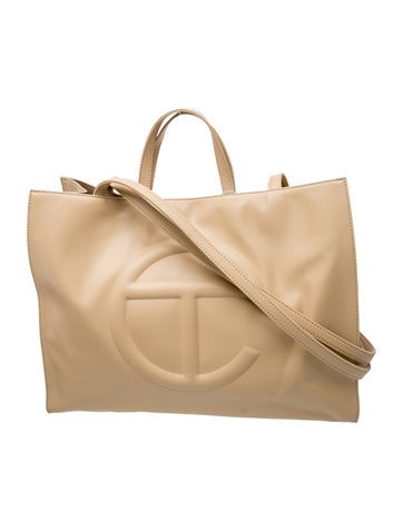 Vegan Leather Shopping Bag Large