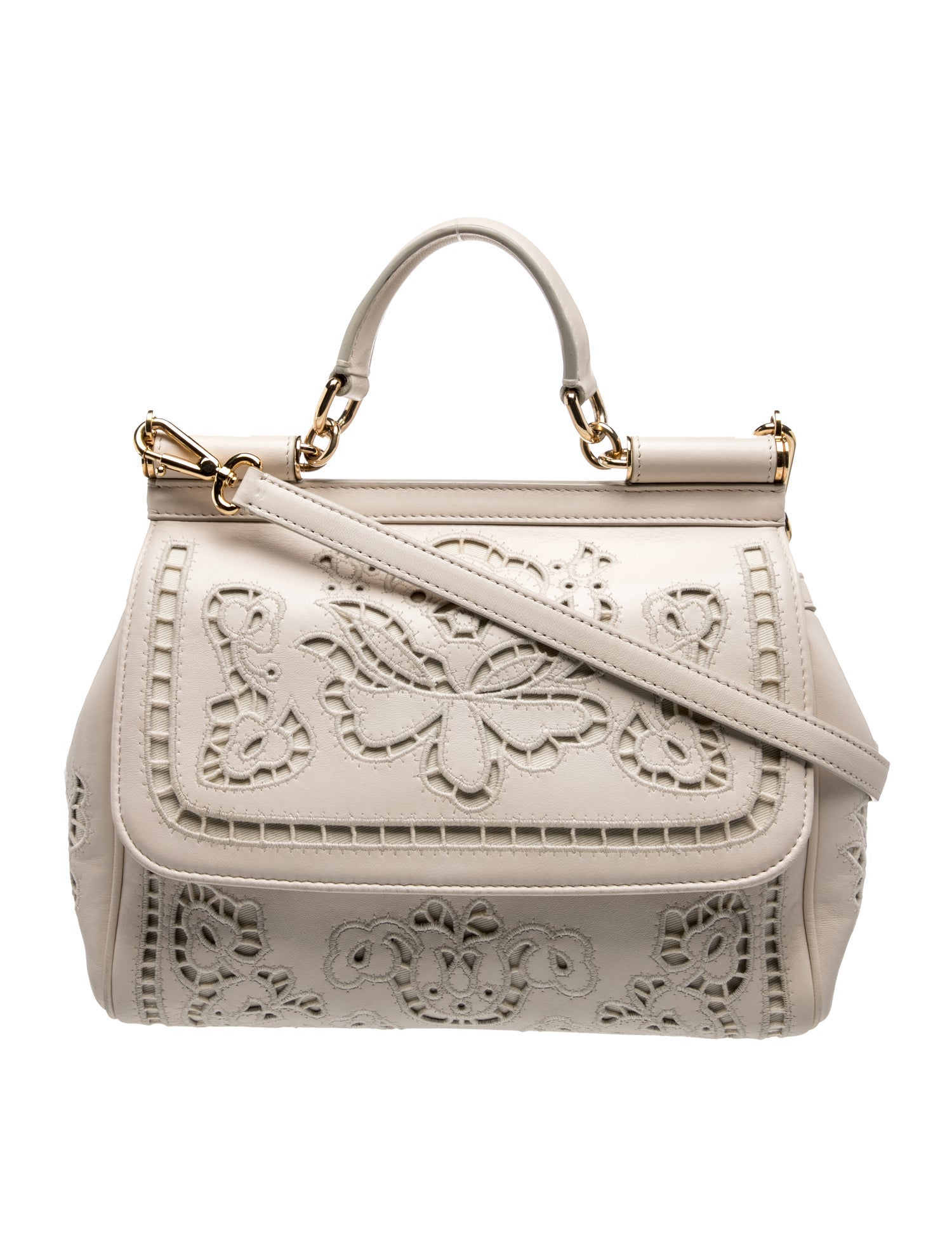 Leather Top Handle Bag