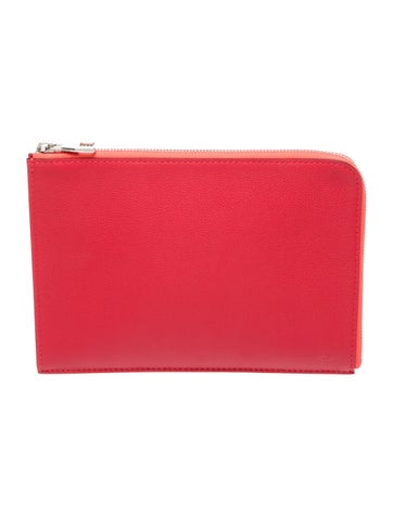 Taurillon Leather Pochette Medium