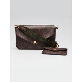 Louis Vuitton Monogram Canvas Felicie Strap And Go Bag