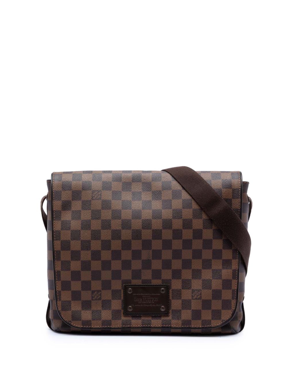 2011 Damier Ebene Brooklyn MM crossbody bag