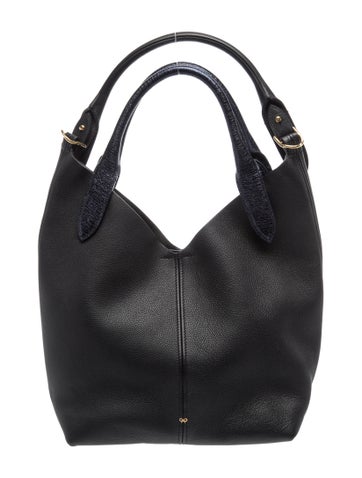 Leather Top Handle Bag