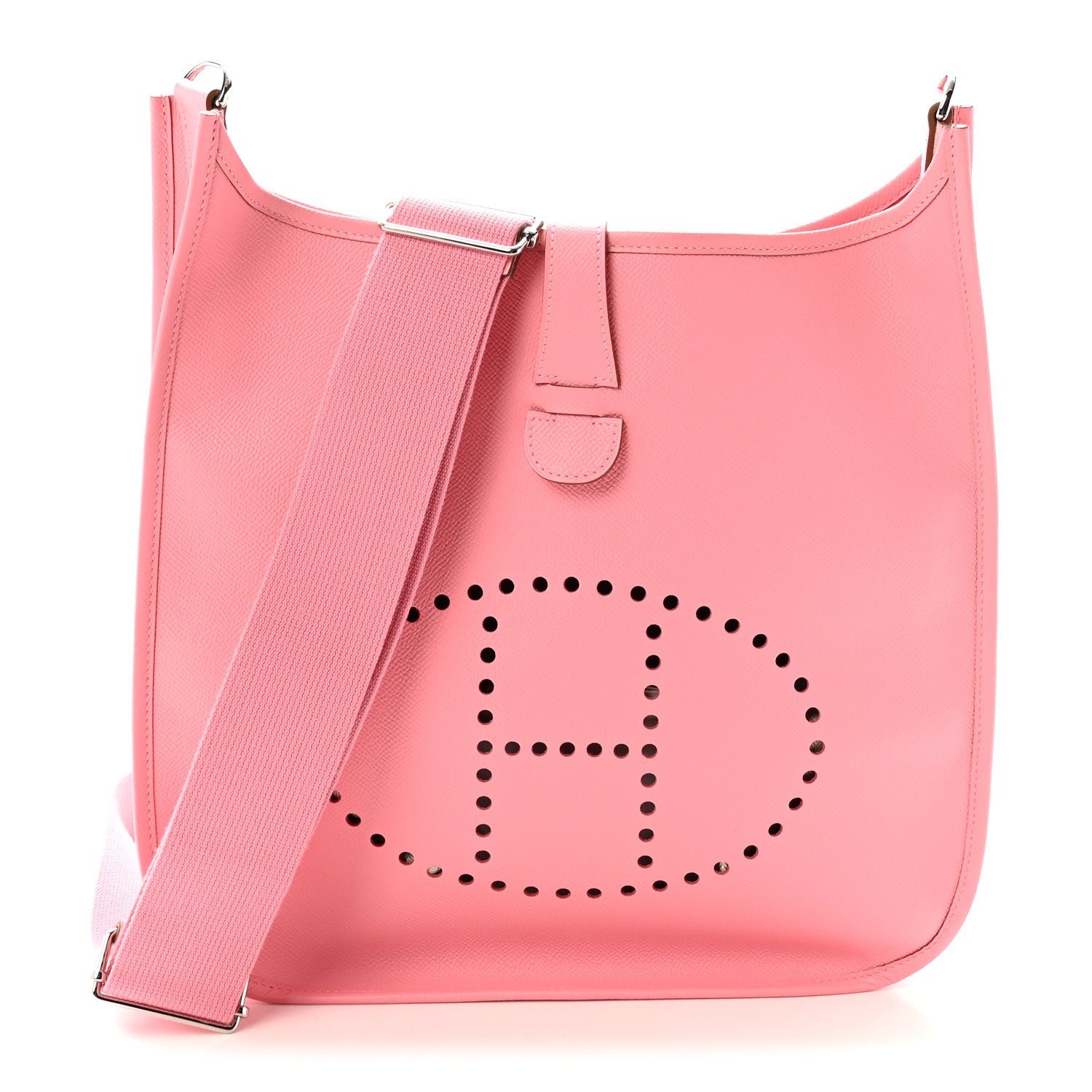 Hermes Epsom Evelyne III GM Rose Confetti