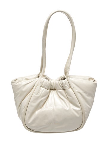 Proenza Schouler Leather Ruched Tote Large