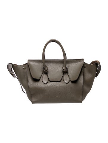 Celine Leather Tie Tote Medium