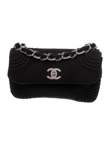 Jersey Quilted Single Flap Bag