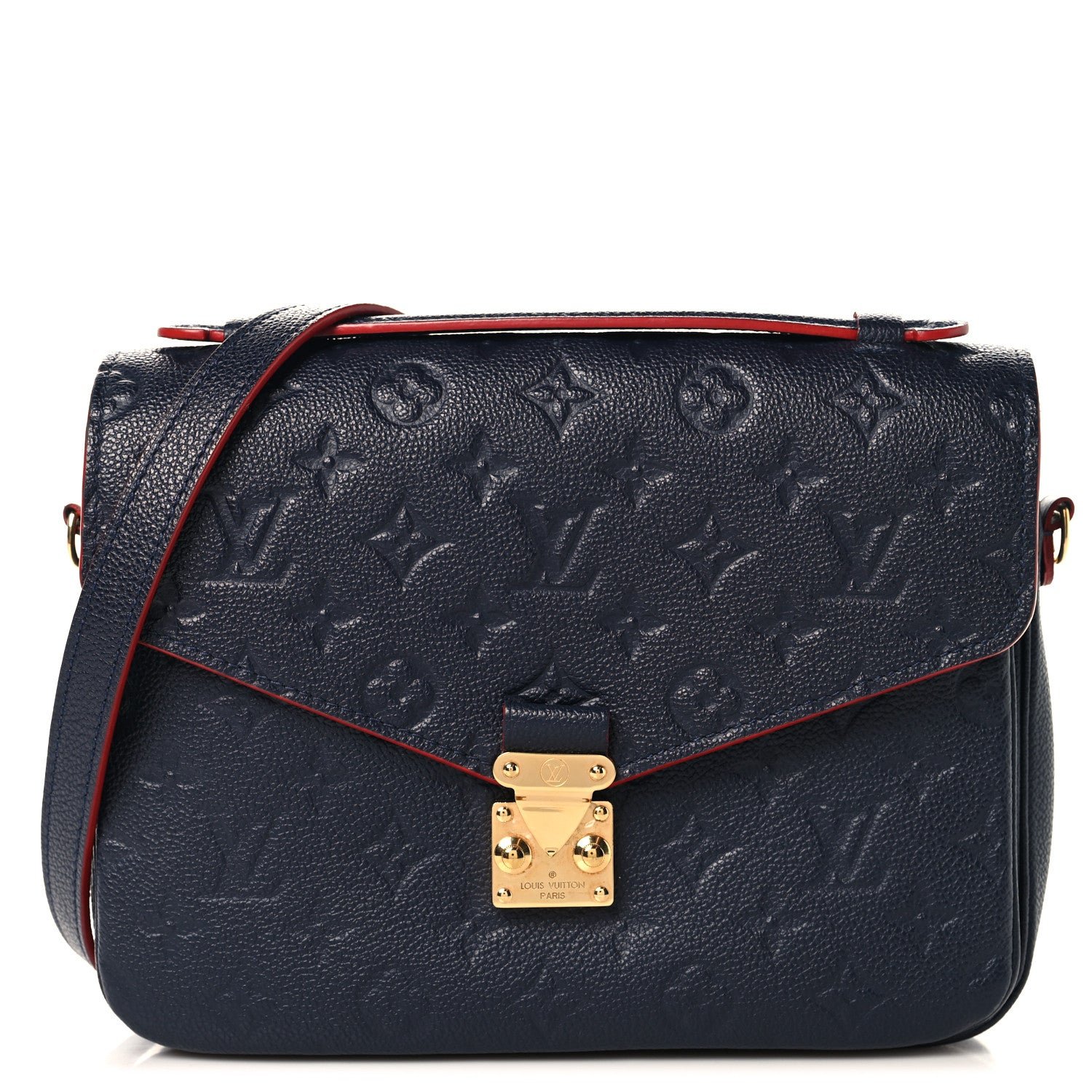 Louis Vuitton Empreinte Pochette Metis Marine Rouge