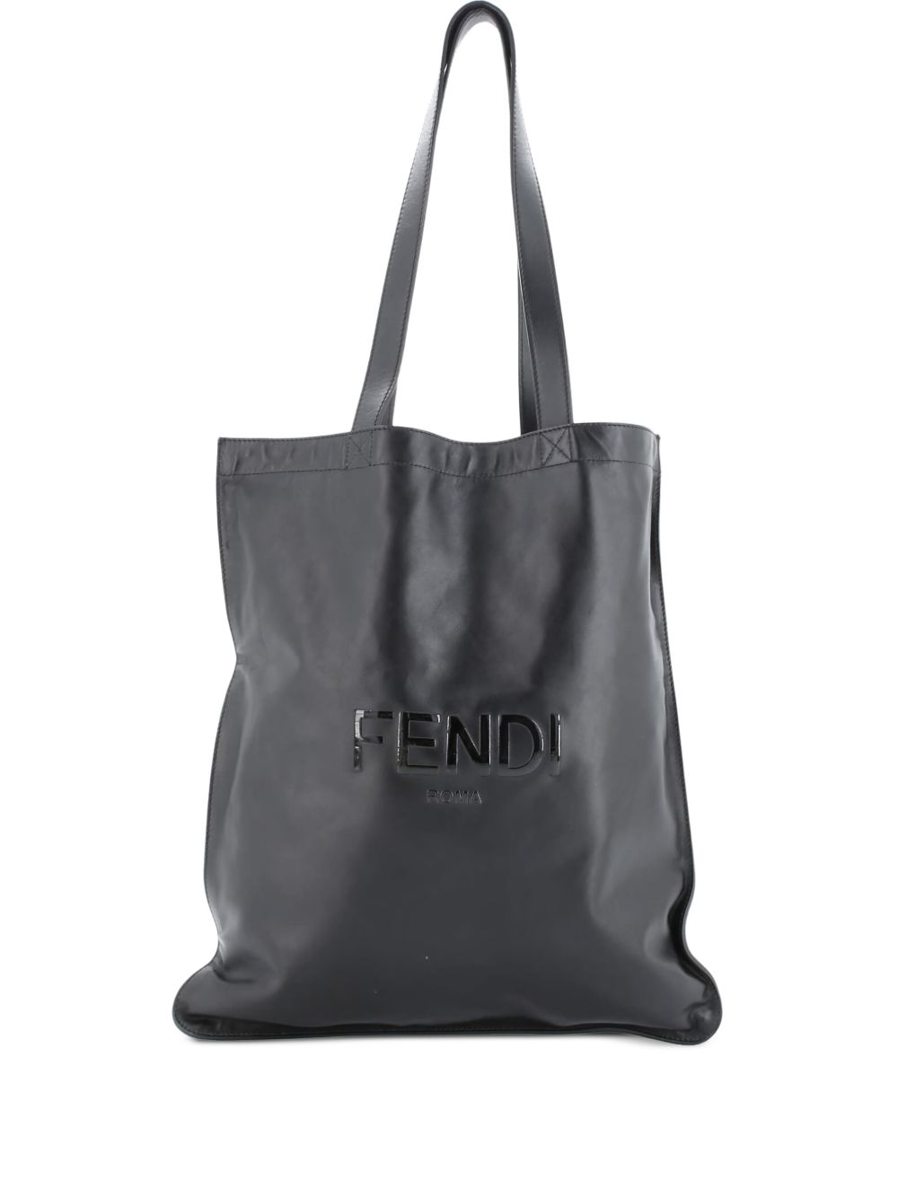 Pack Flat Shopper Leather Tall tote bag