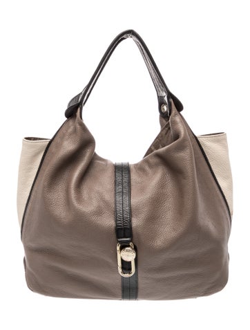 Leather Top Handle Bag