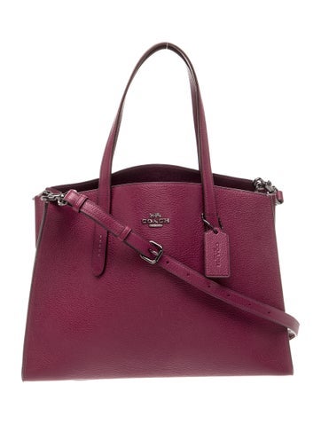 Leather Top Handle Bag