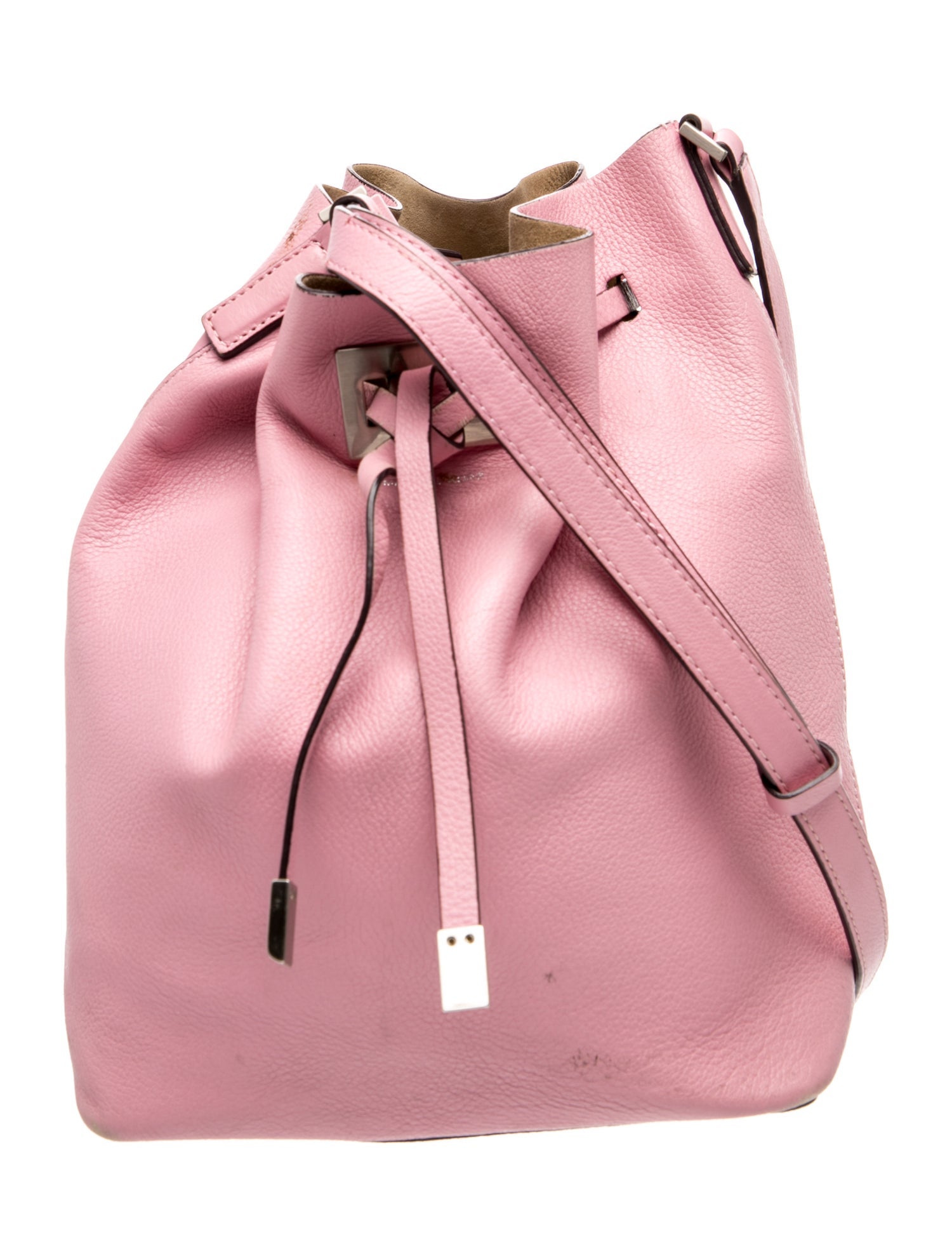 Michael Kors Leather Bucket Bag