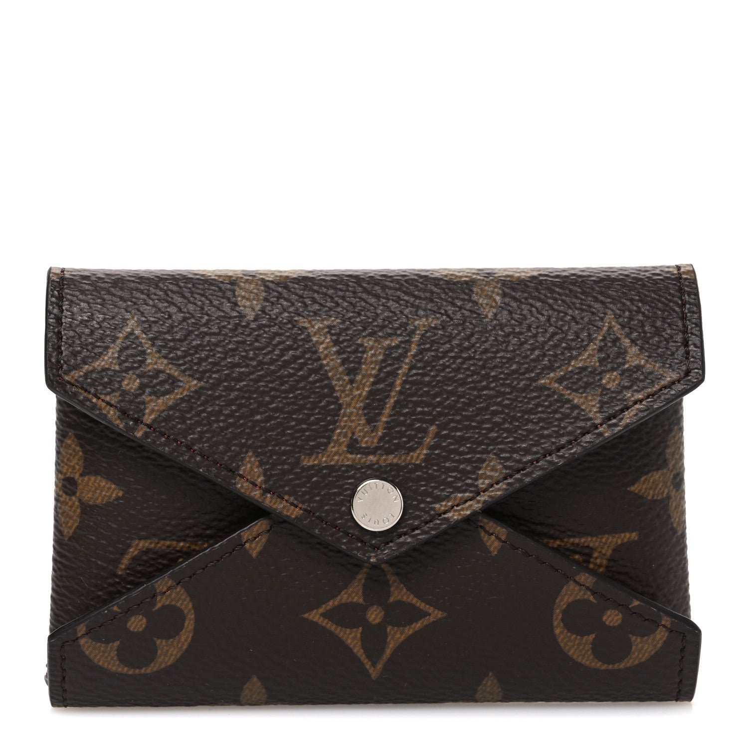 Louis Vuitton Monogram LV Colormania Kirigami Card Holder Sari Red