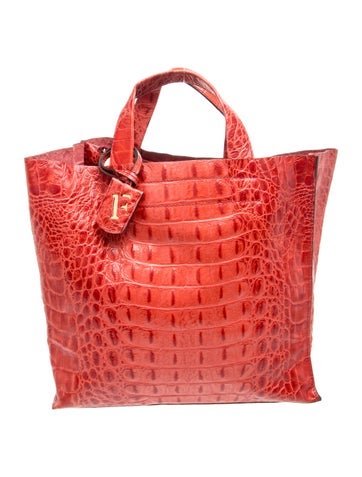 Furla Embossed Leather Top Handle Bag