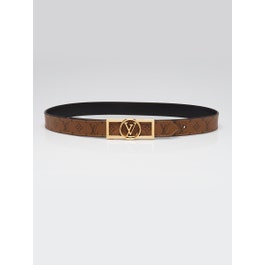 Louis Vuitton Louis Vuitton 25mm Reverse Canvas Reversible Dauphine Belt Size 80/32