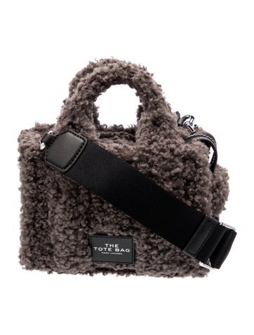 Shearling Top Handle Bag