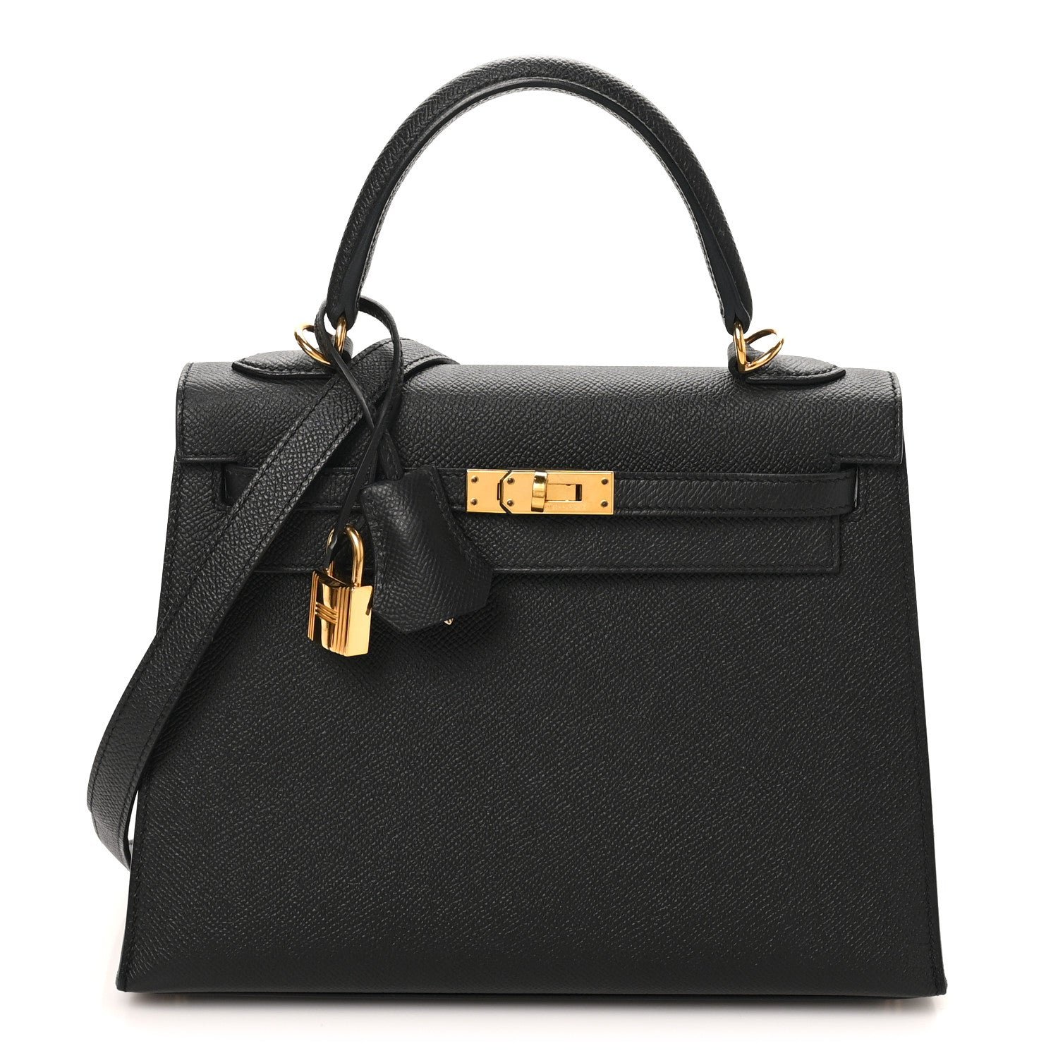 Hermes Epsom Kelly Sellier 25 Black