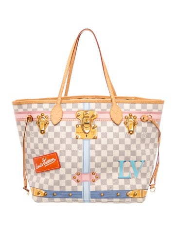 Damier Azur Neverfull w/Pouch MM
