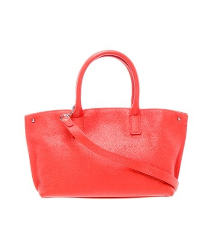 Akris Leather Top Handle Bag