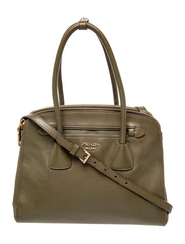 Saffiano Lux Leather Top Handle Bag