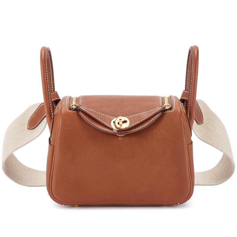 Fauve Barenia Faubourg Mini Lindy II Gold Hardware, 2025
