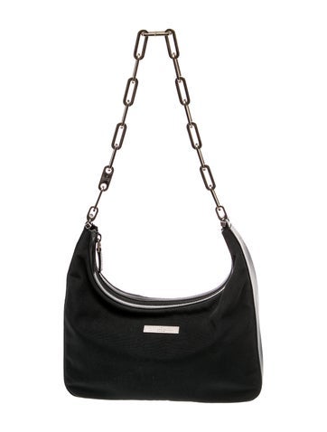 GG Nylon Top Handle Bag Vintage